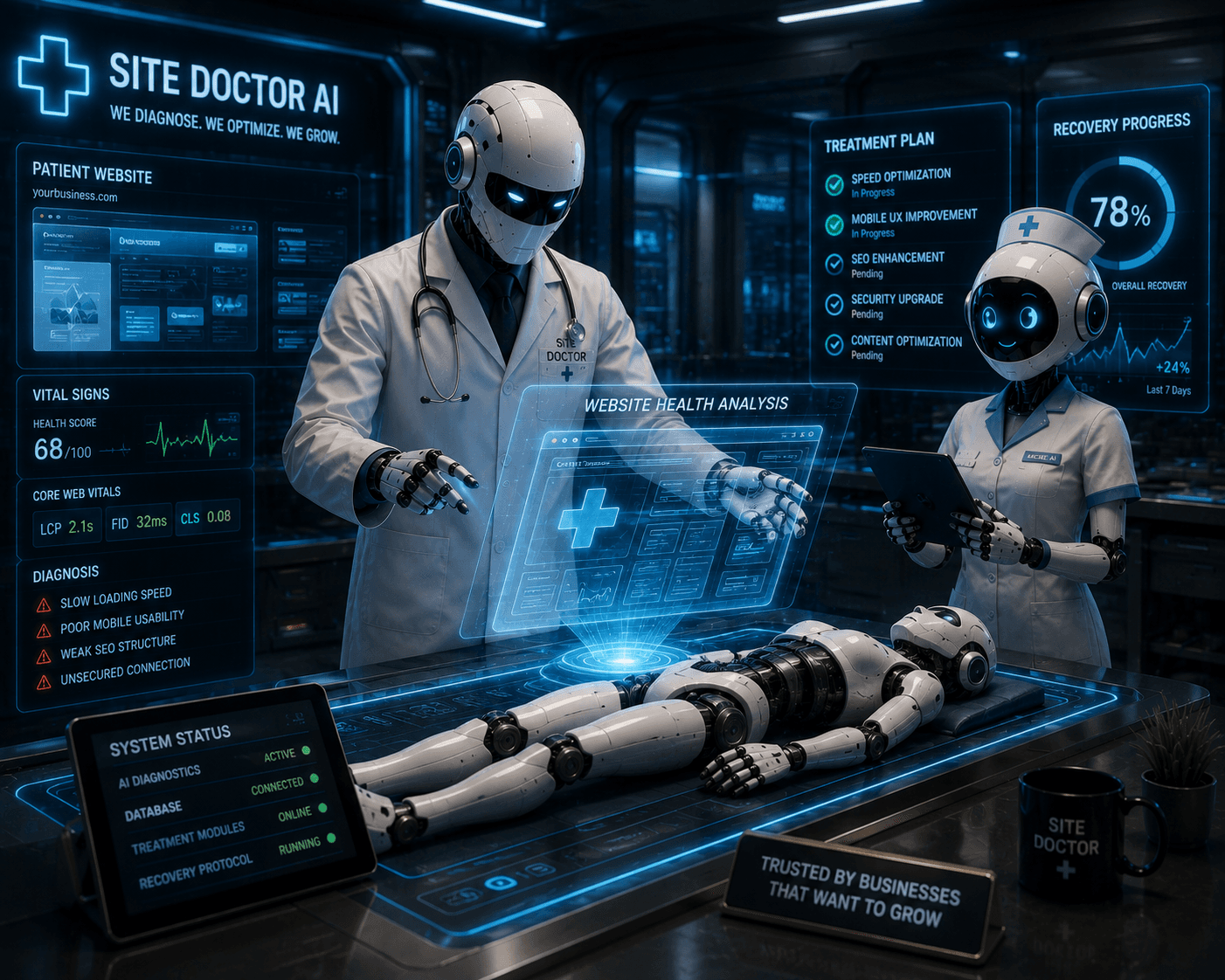 Site Doctor AI — диагностика и оптимизация сайта
